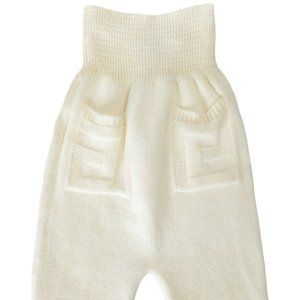Young Versace Wool Cashmere Angora Girl's Pants